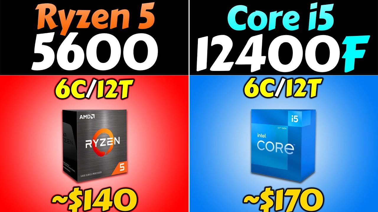 AMD Ryzen 5 5600 vs Intel Core i5 12400: Which is best processor