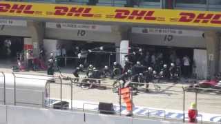 Formula One Chinese GP 2015 Pit Stop: Jenson Button (McLaren Honda)