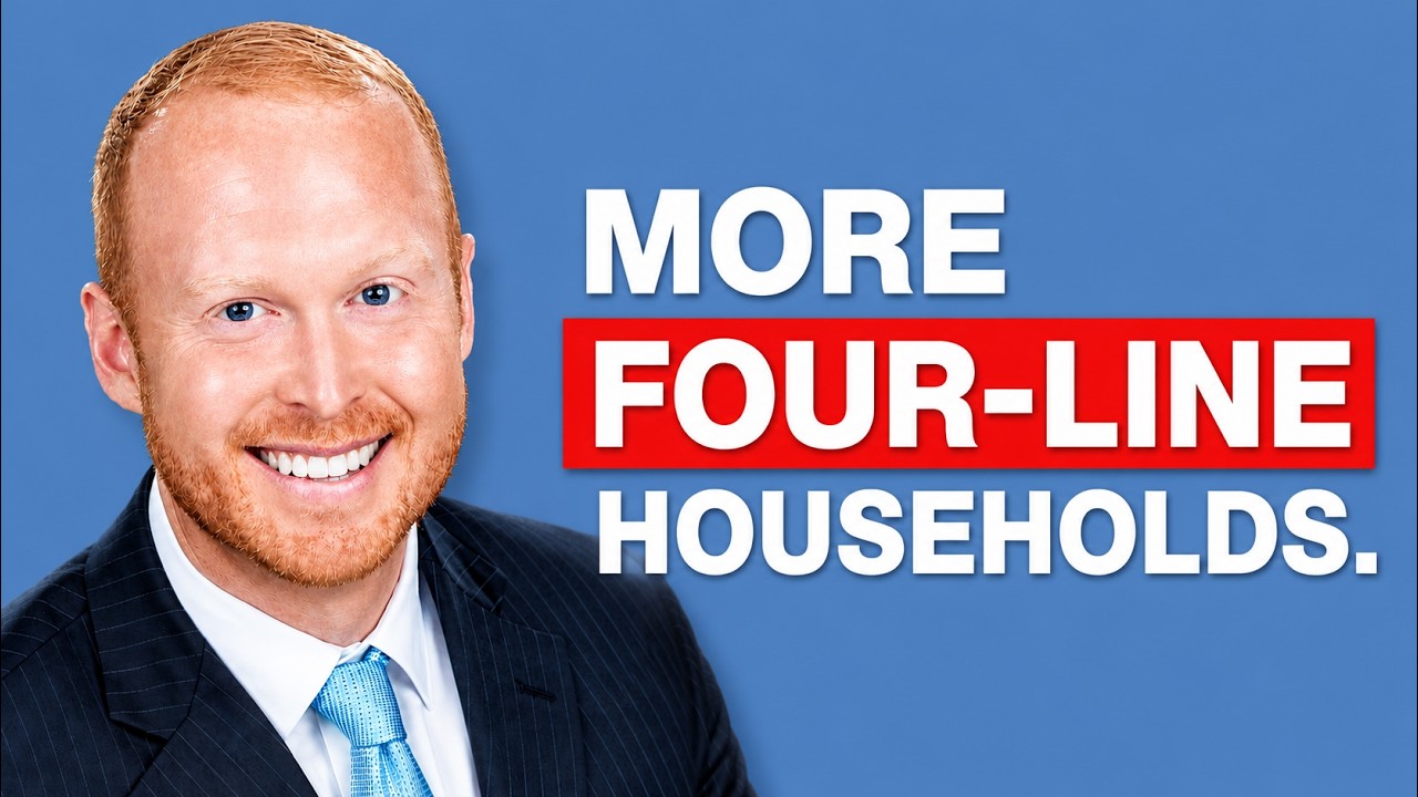 I've Never Sold This Many Four-Line Households Before