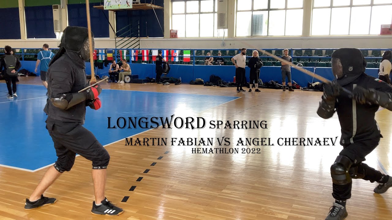 Longsword sparring with Martin Fabian - HEMATHLON 2022 - 4K