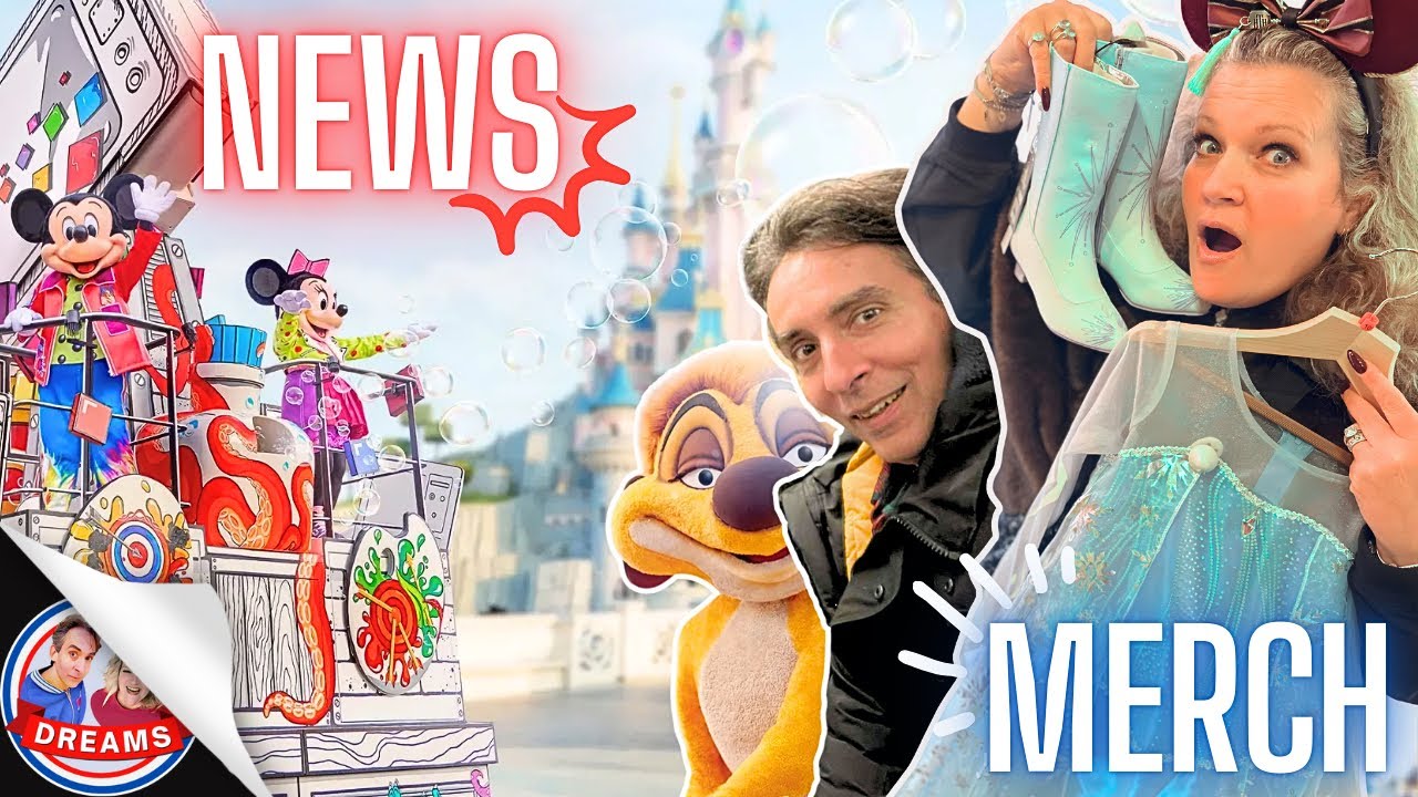Disneyland Paris NEWS & MERCH : retour de 2 spectacles, nouvelle boutique et merchandising Frozen