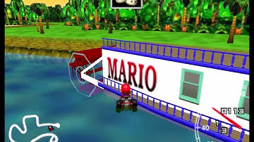 Beta Boat Slide returns in Mario Kart 64 Hooting Time