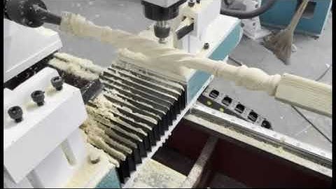 STYLECNC 4 Axis STL2530-S4 Wood CNC Turning Lathe Machine for 3D Turning, Carving and Broaching