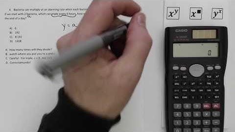 Exponential Functions #4 - Google Quiz