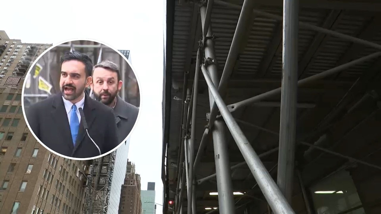 Mamdani unveils new rules to remove unnecessary scaffolding across NYC