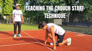 Teaching the Crouch Start Technique | Lesson Simulation