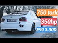 750 TORK MU? - BMW E90 3.30D - vs Subaru STİ Spec-C "Market Arabası"