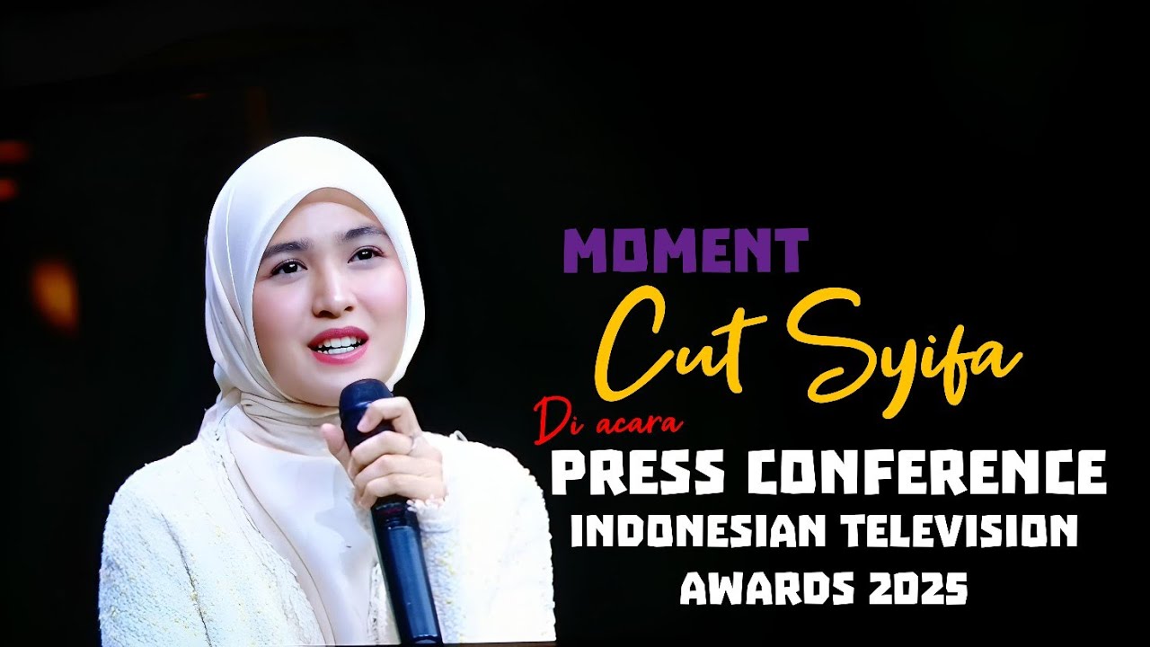 🔴MOMENT CUT SYIFA SAAT DI ACARA PERSKONFRES INDONESIA TELEVISION AWARDS 2025