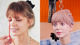 We made a realistic copy of a model’s face as a keychain 👧🏼 Have you ever seen this before?