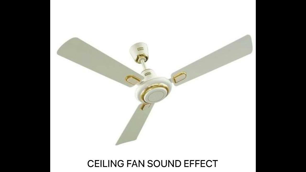 Ceiling fan sound effect room ambiance YouTube