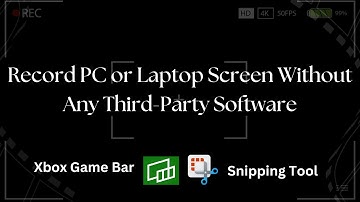 🎥 Record Your PC Screen in 2025 WITHOUT Any Software! | Xbox Game Bar + Snipping Tool 🔥