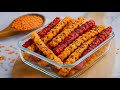 I Turned 1 Cup of Lentils Into Crispy Veggie Sticks – So Easy!