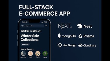 Full-Stack E-Commerce website | React.js+ Next.js + NestJS + MongoDB + Prisma + Ant Design