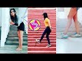 Stair Shuffle Dance Challenge Musically Compilation #stairchallenge