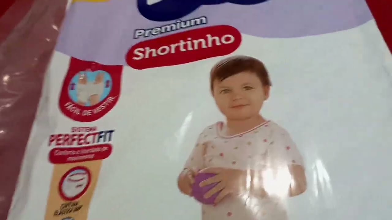Resenha da fralda babysec Premium shortinho roxinha