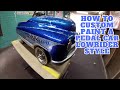 How to custom paint a pedal car lowrider style