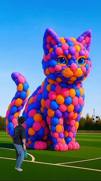The mascot vibrato assistant placed on the football field is popular, co-produced, creative