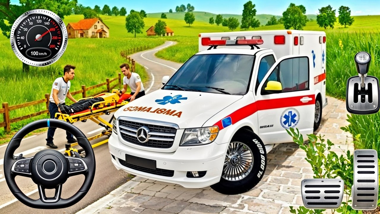 Ambulance Simulator 2026 – 911 US Emergency Rescue Driving Game 3D | Android Mobile Gameplay