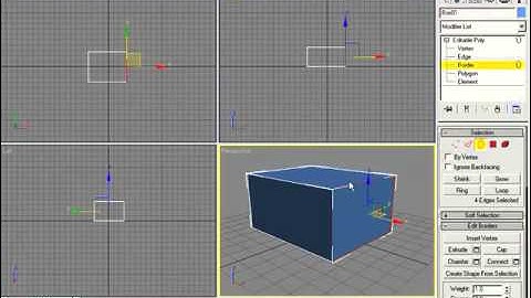 3Ds Max   Legacy Video Training   Polygonal Modeling Tools   09   Edit Borders