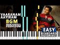 Vaaranam Aayiram BGM Easy Piano Cover  | Nenjukkul Peidhidum piano notes |