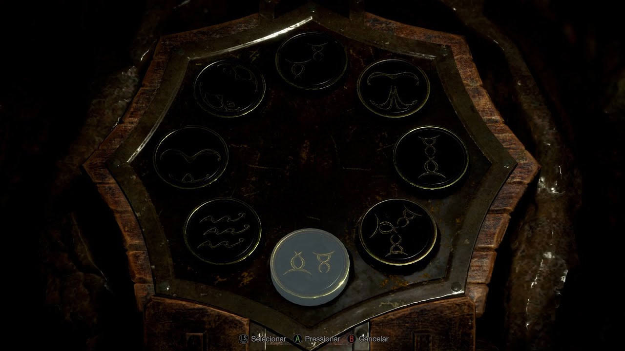 Como resolver os puzzle enigma da chave da igreja Resident Evil 4