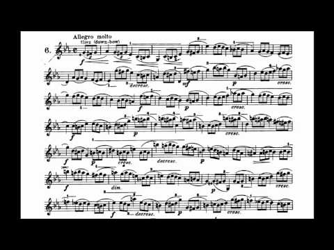 Metodo para violin Kayser - Ejercicio 6