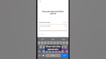 How to Generate Minecraft Skins Using AI On Your Phone | Customuse tutorial