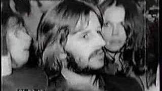 John Lennon and Ringo Starr in Crowd at a Bob Dylan Concert