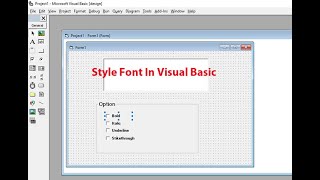 Visual Basic font changes Tutorial Update