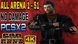GOD HAND ANGRA REVENGE Fighting Ring All Arena 1-51 All Stages | No Damage | 4K 60FPS PCSX2 {PS2}