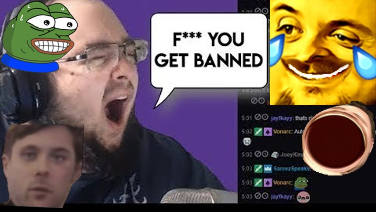 Forsen Reacts to 1 Hour Of WingsOfRedemption Banning His Twitch Viewers