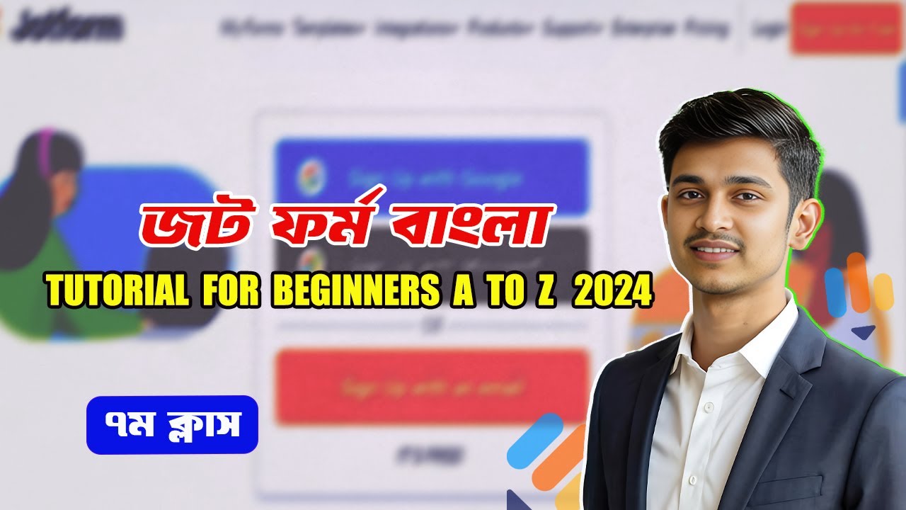 How to use Jotform Updated 2024 || Jotform Tutorial Bangla A to Z - YouTube