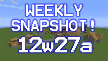 Minecraft Snapshot - 12w27a - "PISTON CHANGES" (M029)