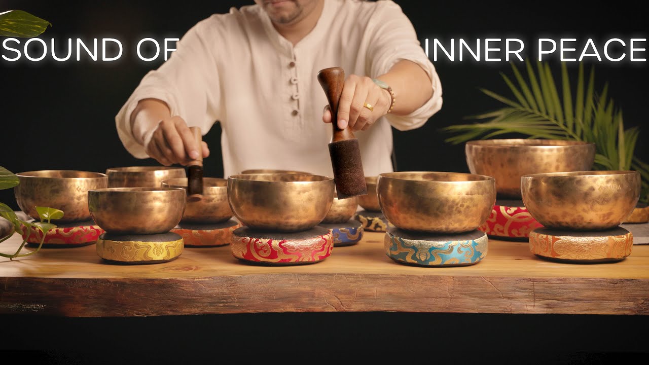 Purest Singing Bowl Sound Bath | 1 Hour Tibetan Bowls | Drift Away into ...