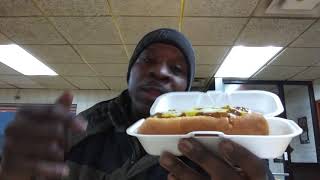 United Grill All American loose burger Coney - Q food reviews