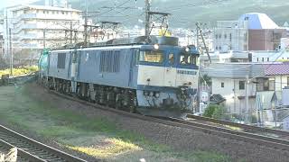EF64 1016+1012 更新工事未施工の国鉄色機 最後の同色重連