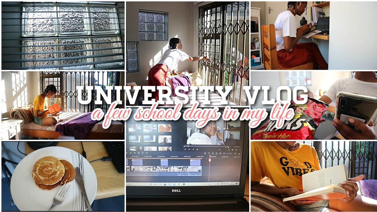 Uni vlog: A few school days in my life| Nelson Mandela University|South African Youtuber