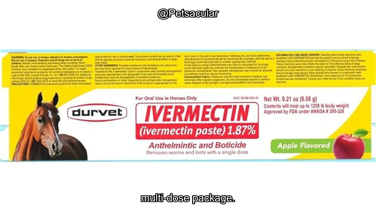 Обзор пасты с ивермектином для лечения глистов у лошадей Durvet: эффективность, дозировка и соотн...