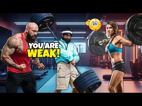 BODYBUILDERS Smiled at ANATOLY… Until He Pulled Out a 32KG Mop! 💪🧹 _ Gym Prank