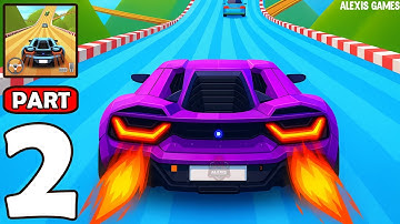 Car Race Gameplay Walkthrough Part 2 - Funny Mobile Game (Android,iOS)