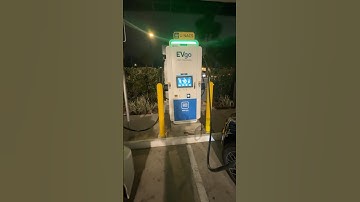 Charging a Nissan Leaf at EVGO Using NACS to CCS1-CCS1 to CHAdeMO Adapter at Manhattan Village in LA