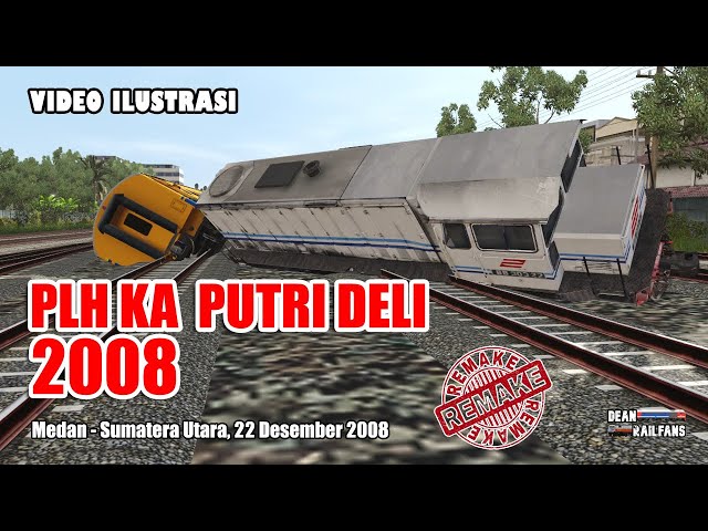 PUTRI DELI TRAIN DEPLOYMENT at MEDAN STATION 2008 - REMAKE | Train Simulator class=