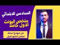 انكليزي السادس ابتدائي مراجعة اليونت الاول كاملا امتحان الشهر الاول التحريري والشفوي الاستاذ طه