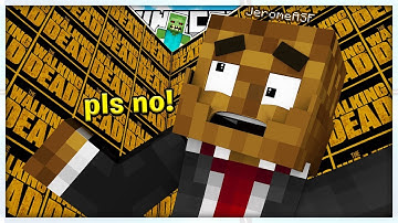 MINECRAFT 1V1V1V1 WALKING DEAD LUCKY BLOCKS WALLS ! (Minecraft Modded Minigame) | JeromeASF