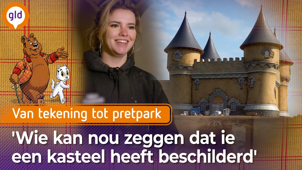 Hoe ROSALIE een MAGISCH KASTEEL SCHILDERT in PRETPARK ACHTERHOEK | Van Tekening tot Pretpark #6