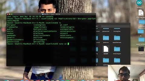 Qt Designer Mac Error Solved cannot find path or if it crash