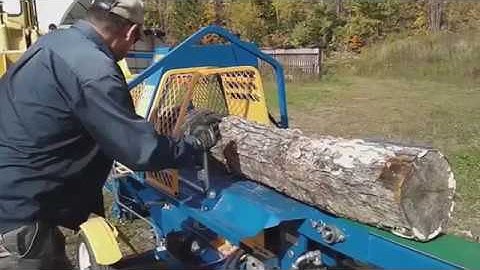 Working the wood processor part 2, a Range Road EcoPro300