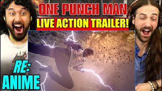 ONE PUNCH MAN LIVE ACTION TRAILER - Saitama VS Genos | RE:Anime - REACTION!