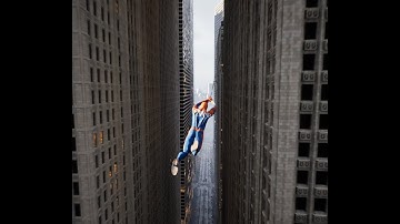 UNREAL ENGINE 5 | SPIDER-MAN AMAZING SWING GAMEPLAY FHD | RTX 3070TI LAPTOP | DELL G15 5520