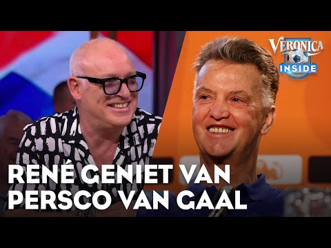 Ren geniet van persconferentie Van Gaal: 'Hij is zo hrlijk blij met zichzelf' | VERONICA INSIDE